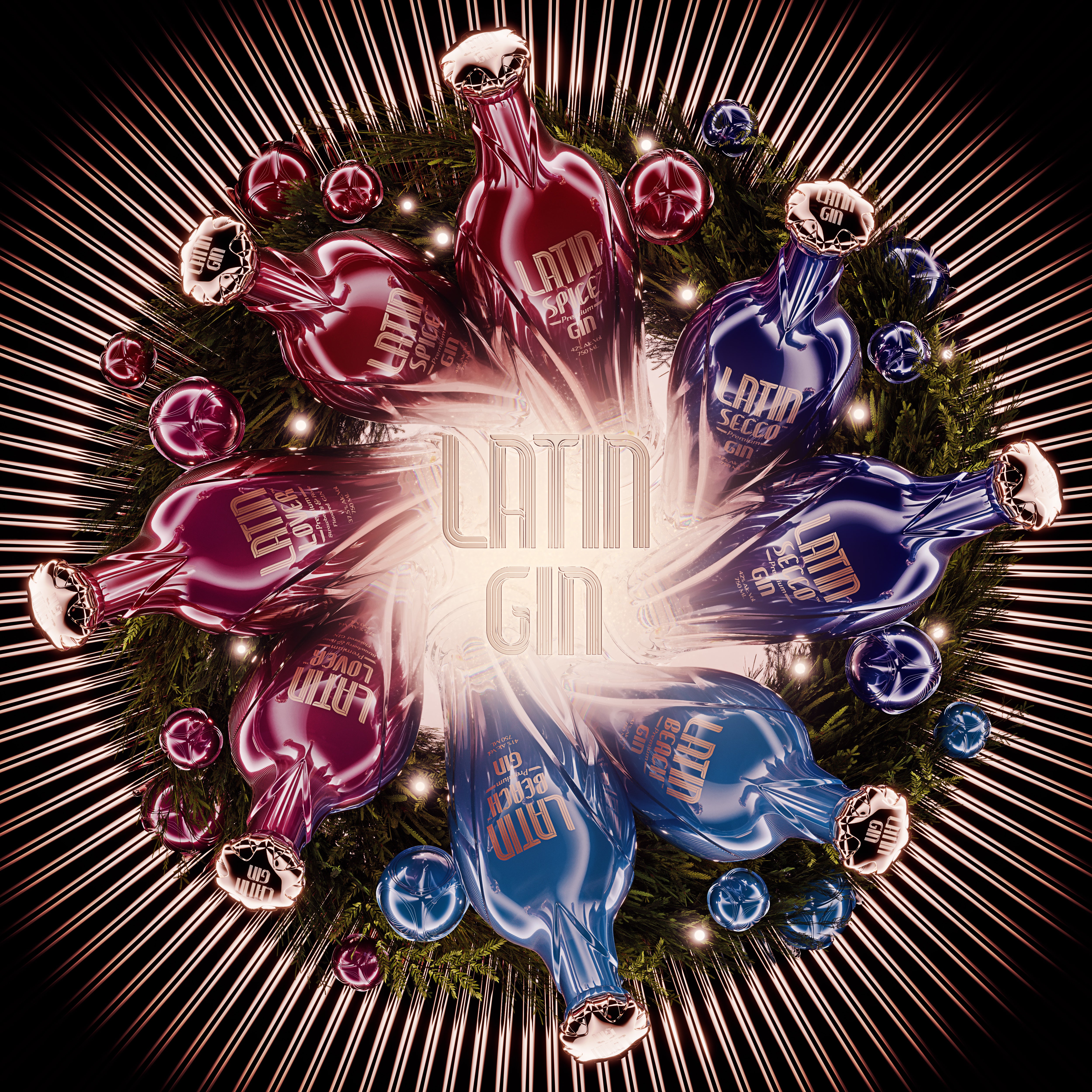 Latin Gin Komplettkollektion – 4 Flaschen