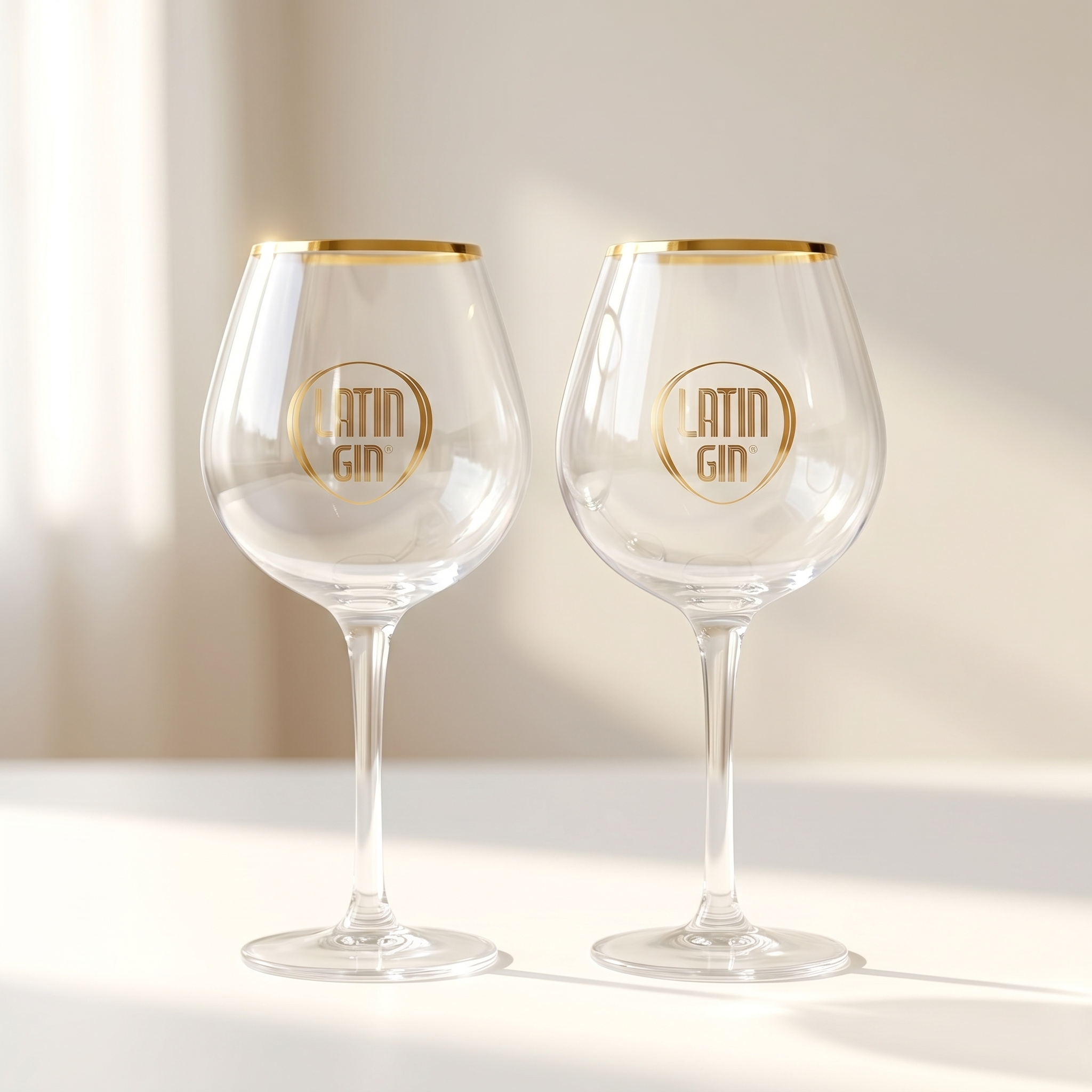 Lateinamerikanische Gin-Acryl-Copa-Becher – 2er-Set
