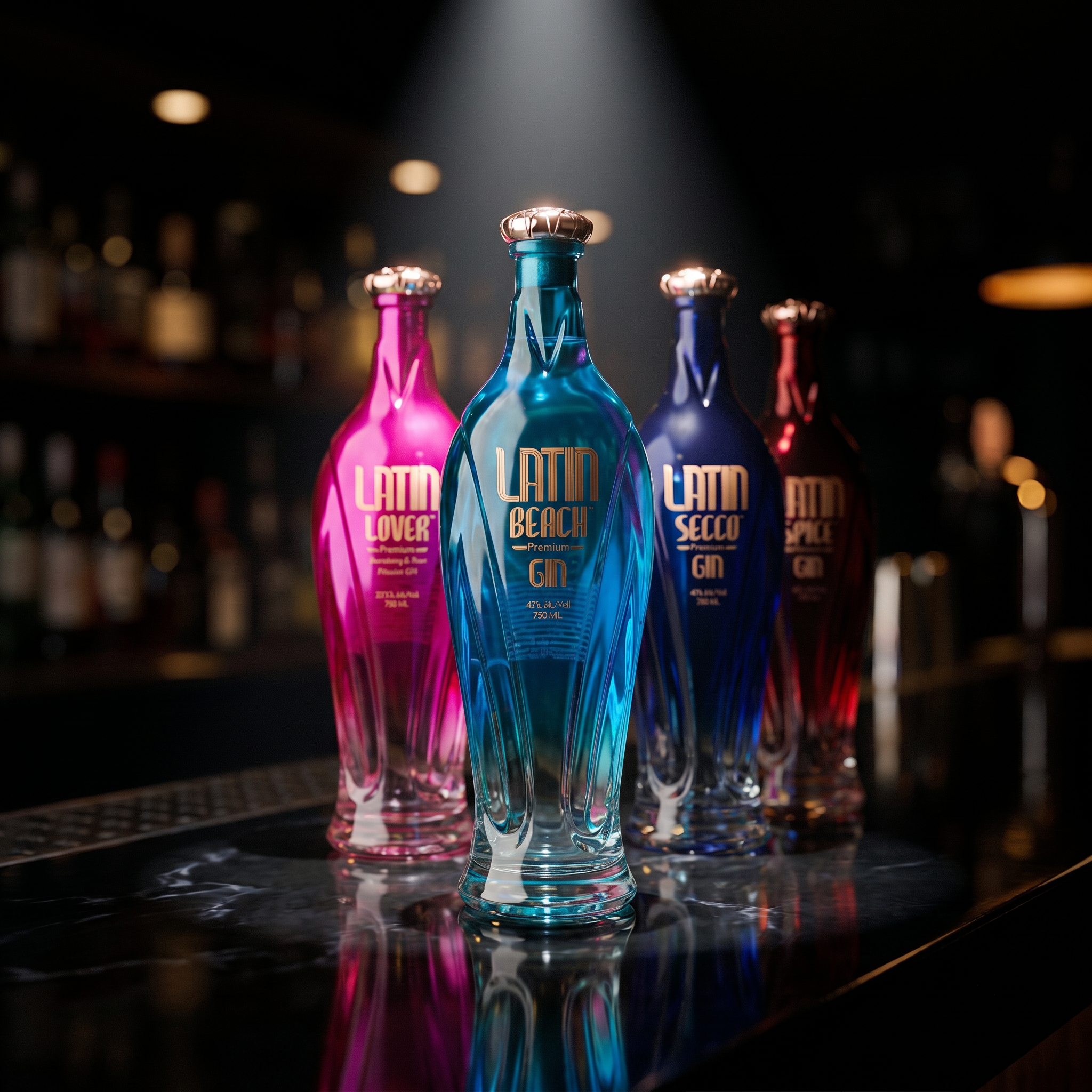Latin Gin Komplettkollektion – 4 Flaschen