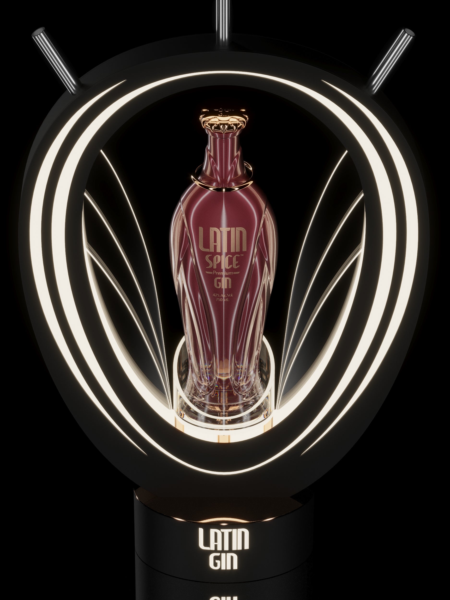 Latin Gin Bottle Glorifier