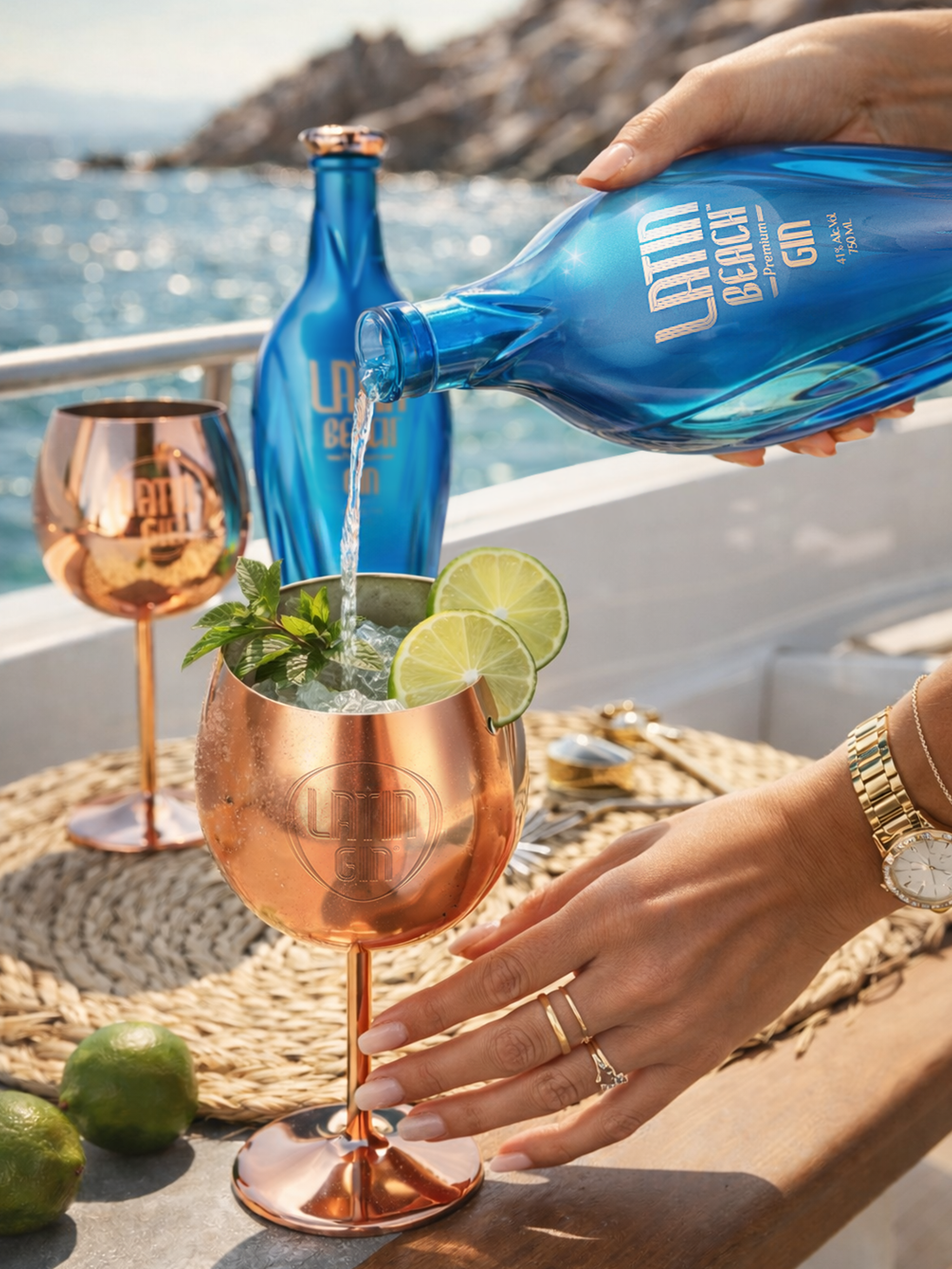 Conjunto de Copa de Playa Latina