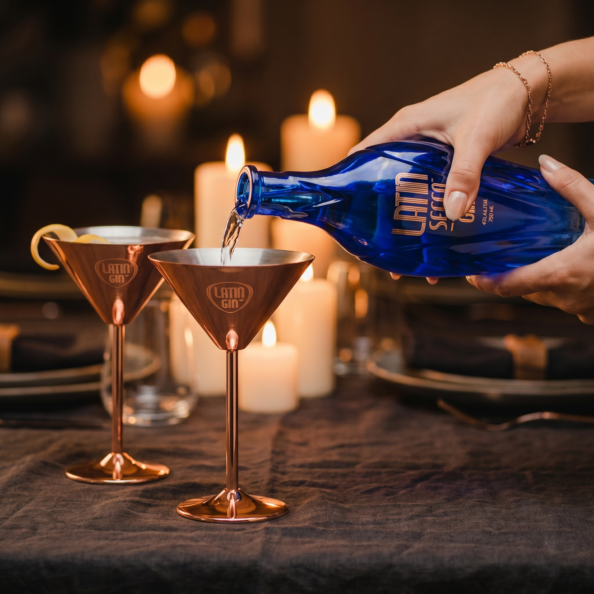 Latin Gin Martini-Gläser – 2er-Set