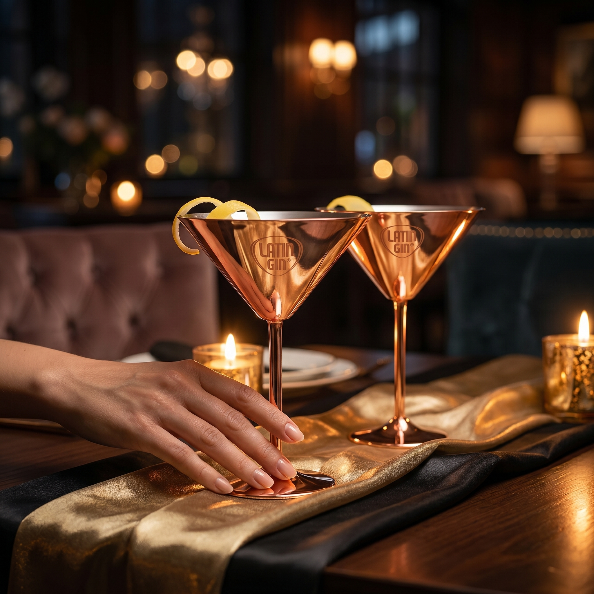 Latin Gin Martini-Gläser – 2er-Set