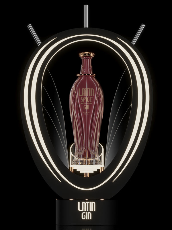 Latin Gin Bottle Glorifier