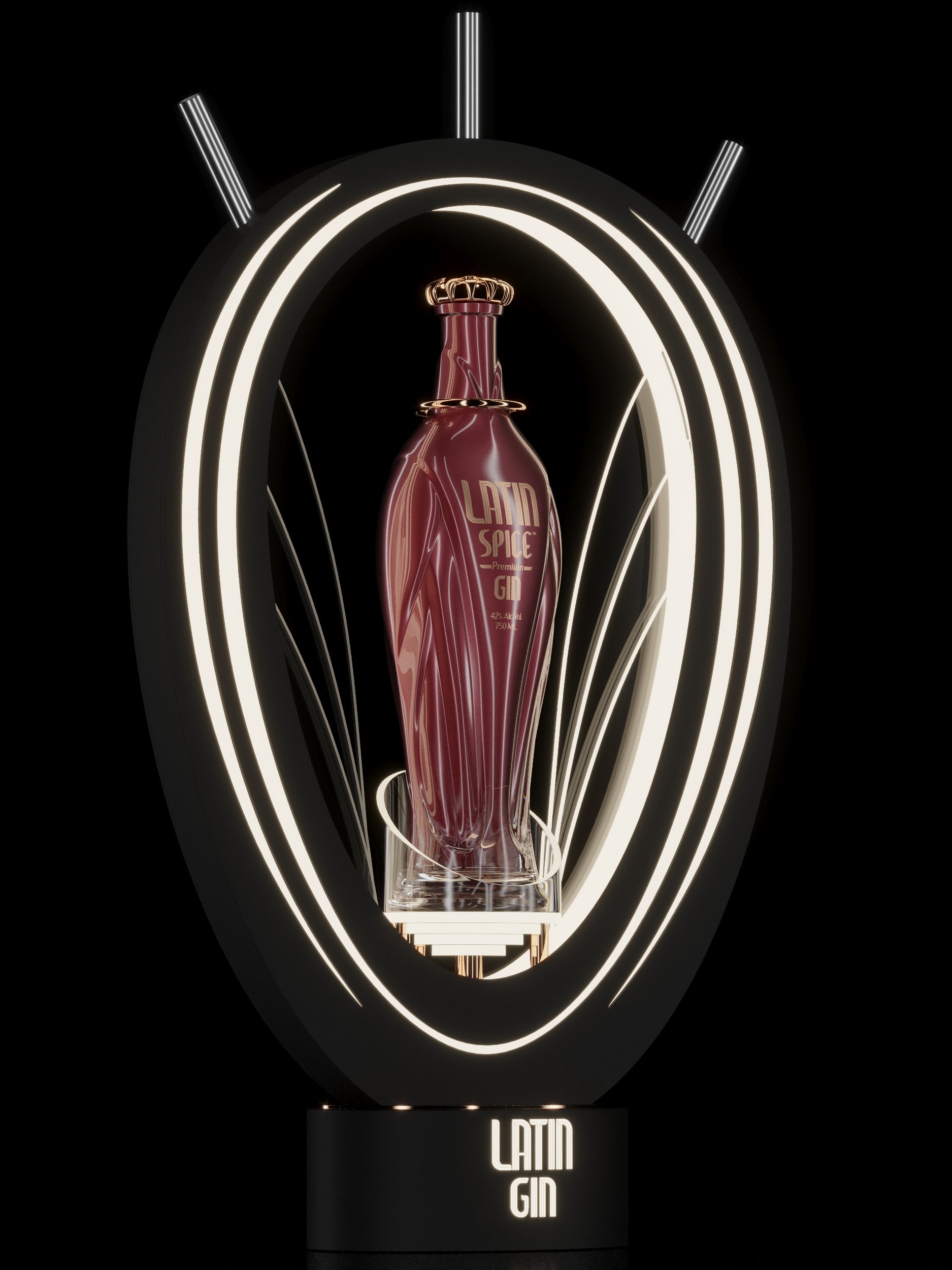 Latin Gin Bottle Glorifier