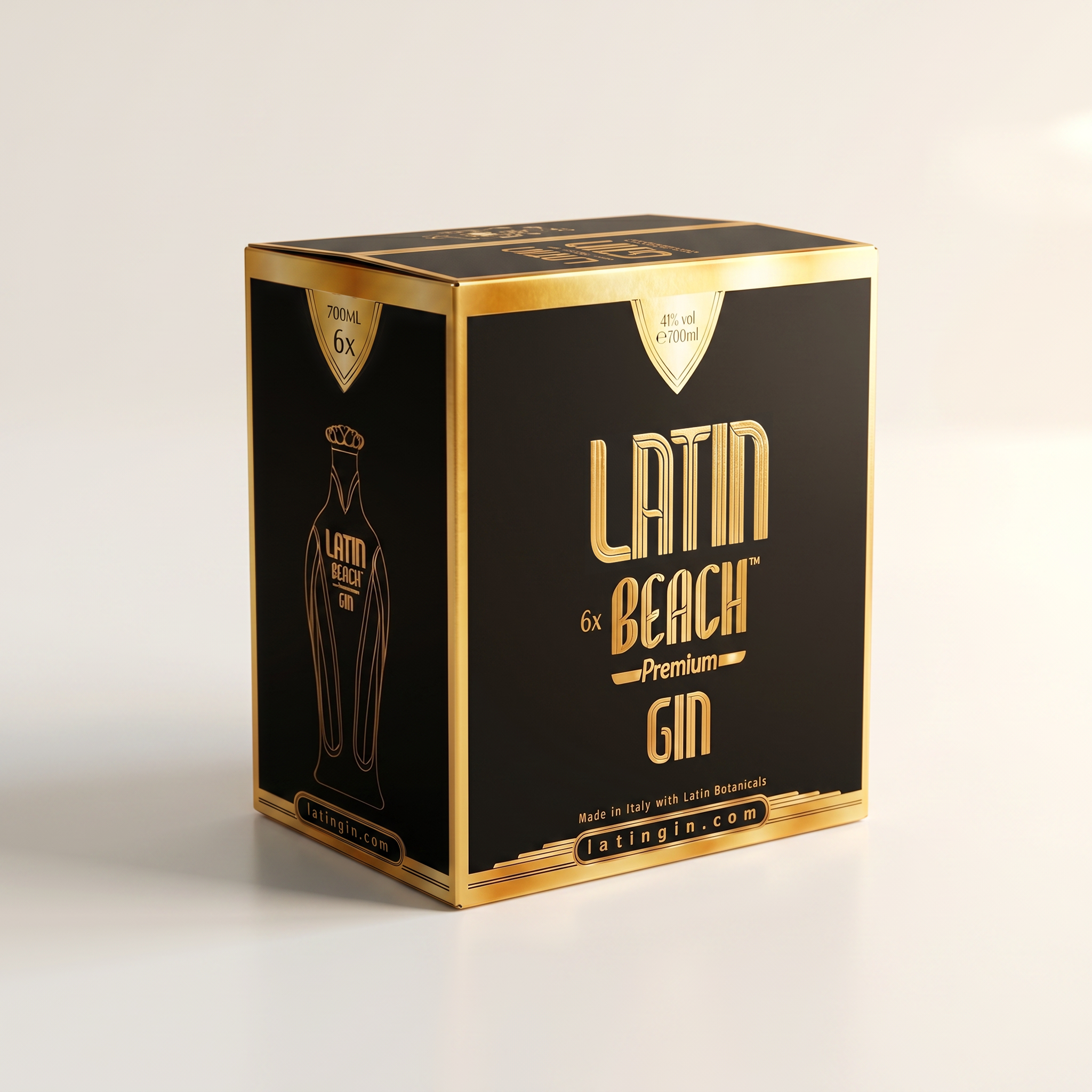 Latin Beach Gin – Caisse de 6 Bouteilles