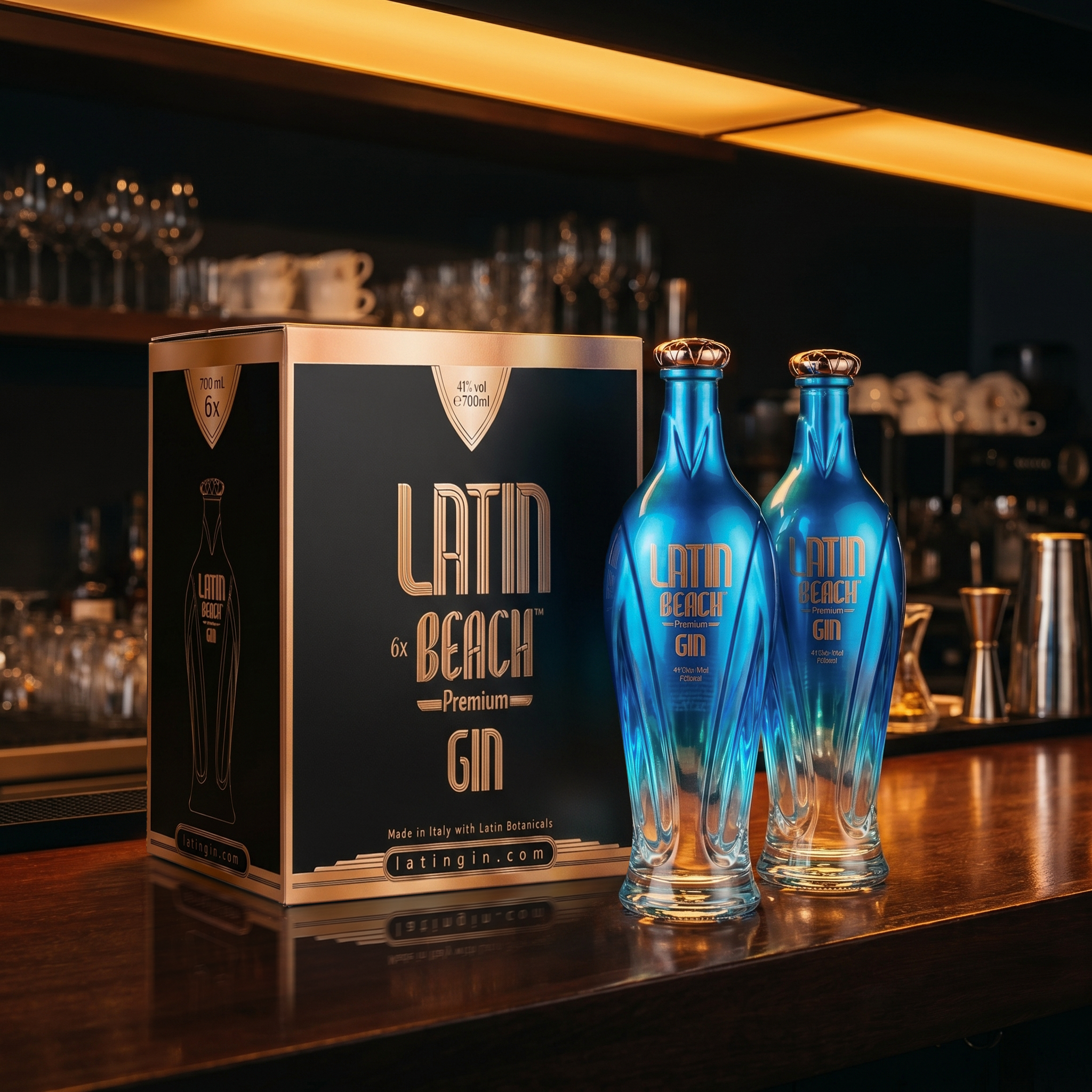 Latin Beach Gin – Caisse de 6 Bouteilles