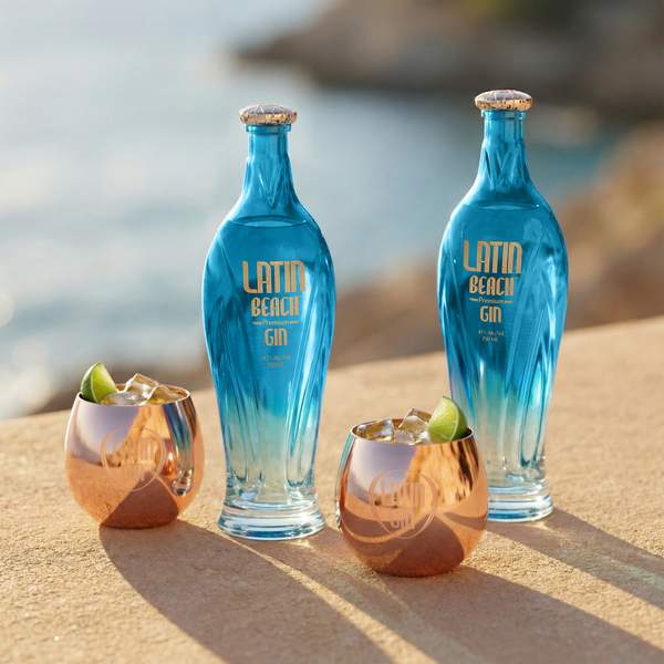 Juego de copas sin tallo Latin Beach