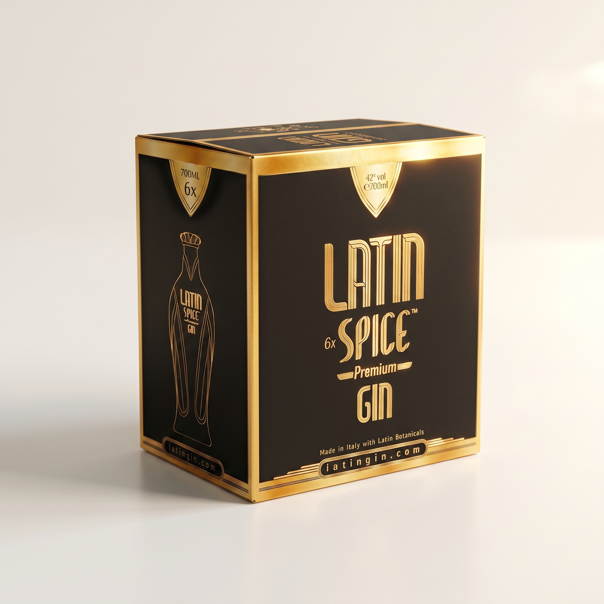 Latin Spice Gin – 6 flasker i kasse