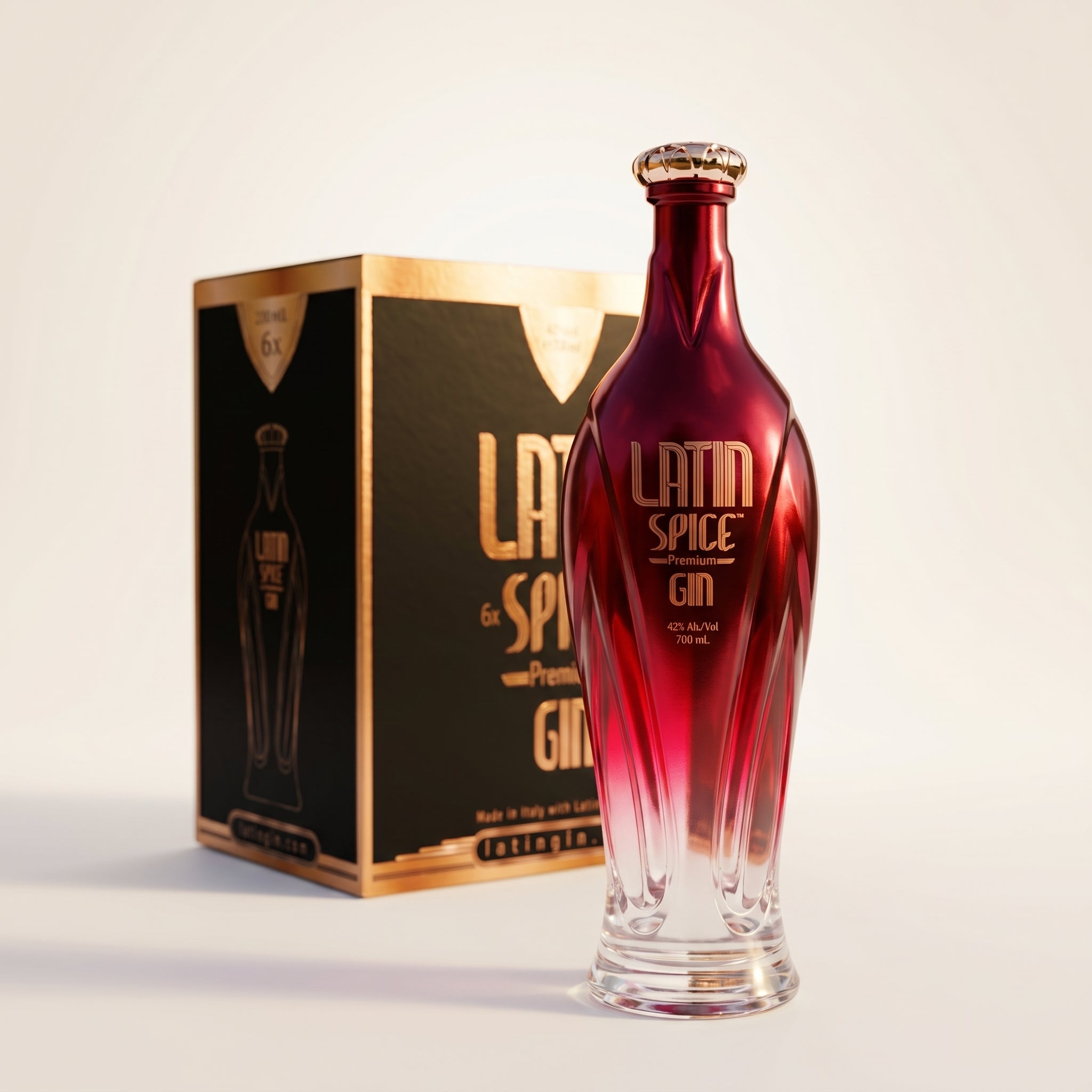 Latin Spice Gin – 6 flasker i kasse