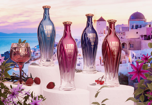 Colección completa de ginebra latina - Caja de 4 botellas