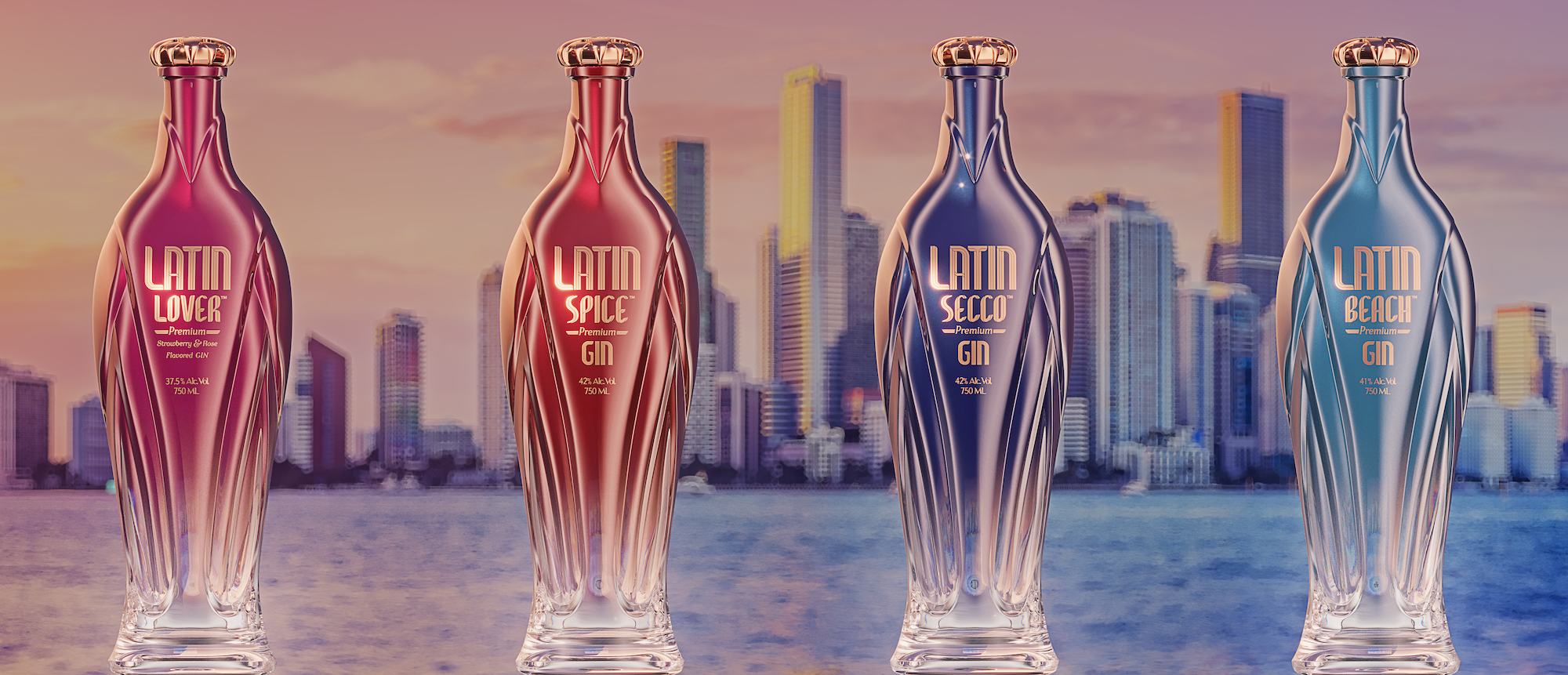 Latin Gin Komplettkollektion – 4 Flaschen