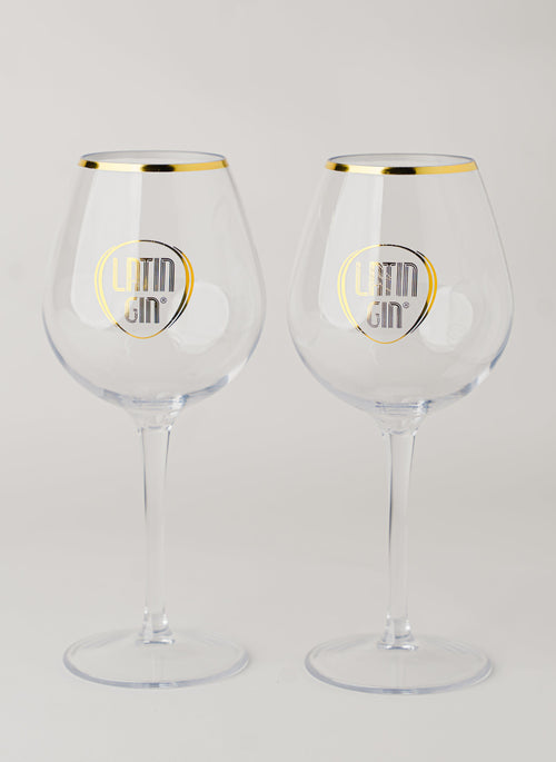 Lateinamerikanische Gin-Acryl-Copa-Becher – 2er-Set