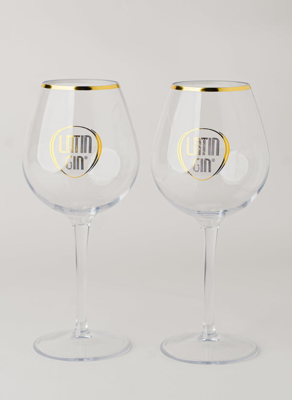 Copas acrílicas Latin Gin (juego de 2)